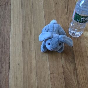 Gray Stuffed Bunny Plush Toy